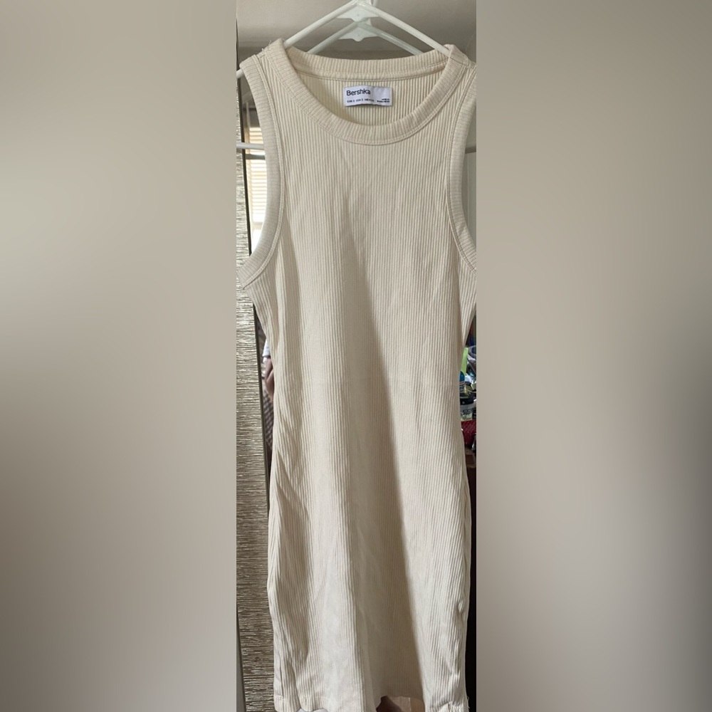 Ribbed midi dress